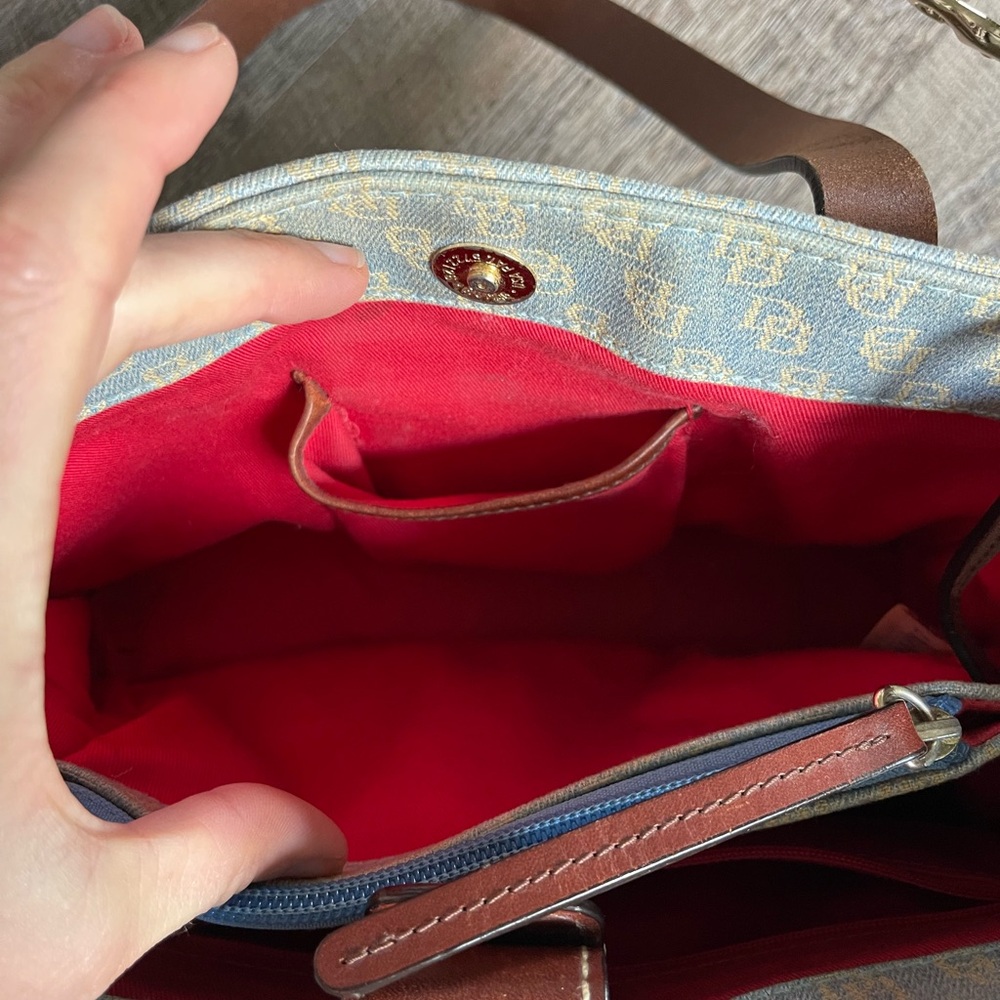 Dooney & Bourke Vintage signature jaquard logo print purse - Picture 13 of 16